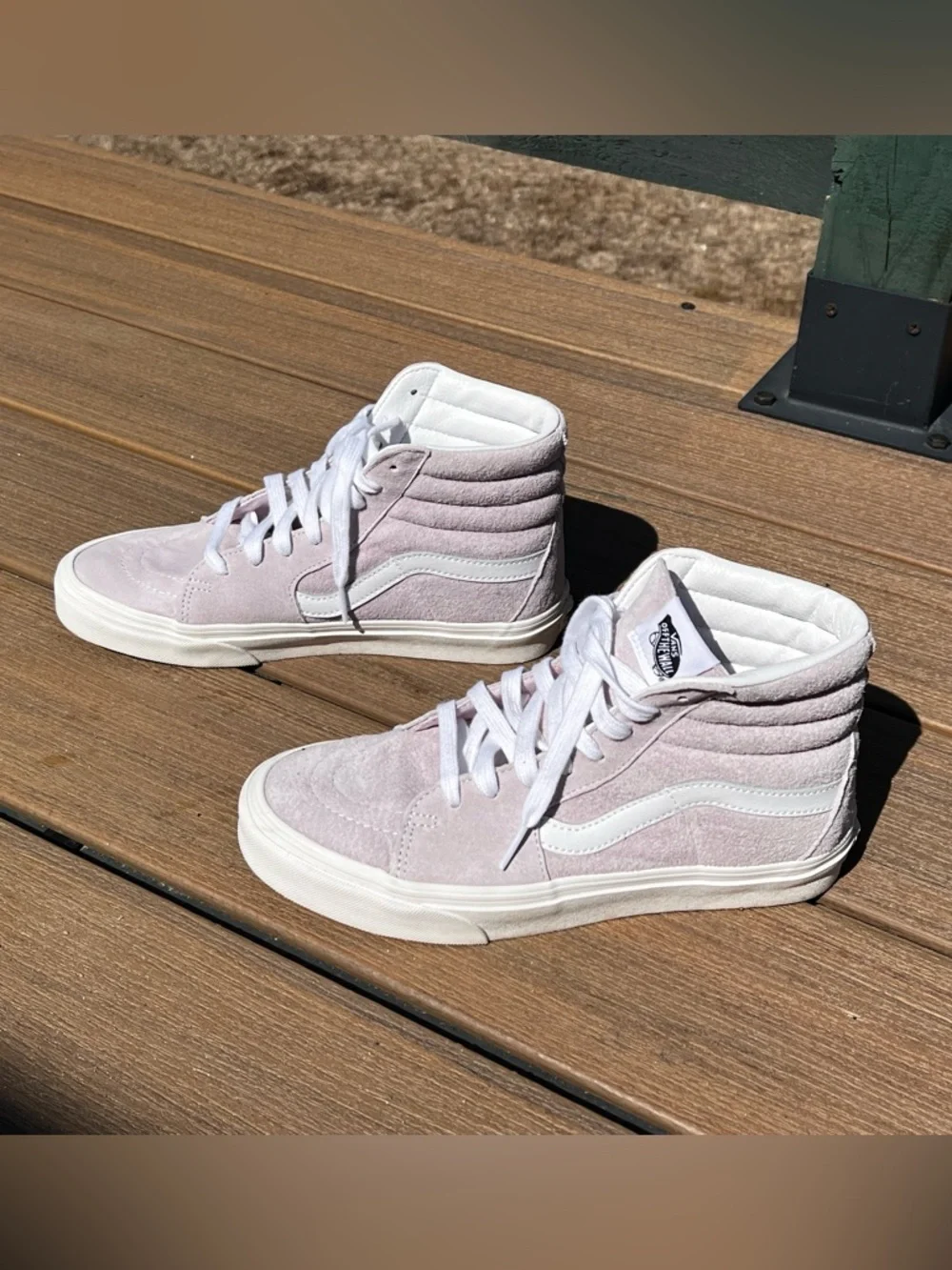 Vans Sk8-Hi Pig Suede Orchid/Ice Snow White WMNS sneakers